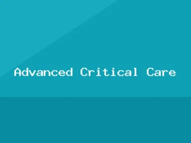 Tech, Advanced Critical Care